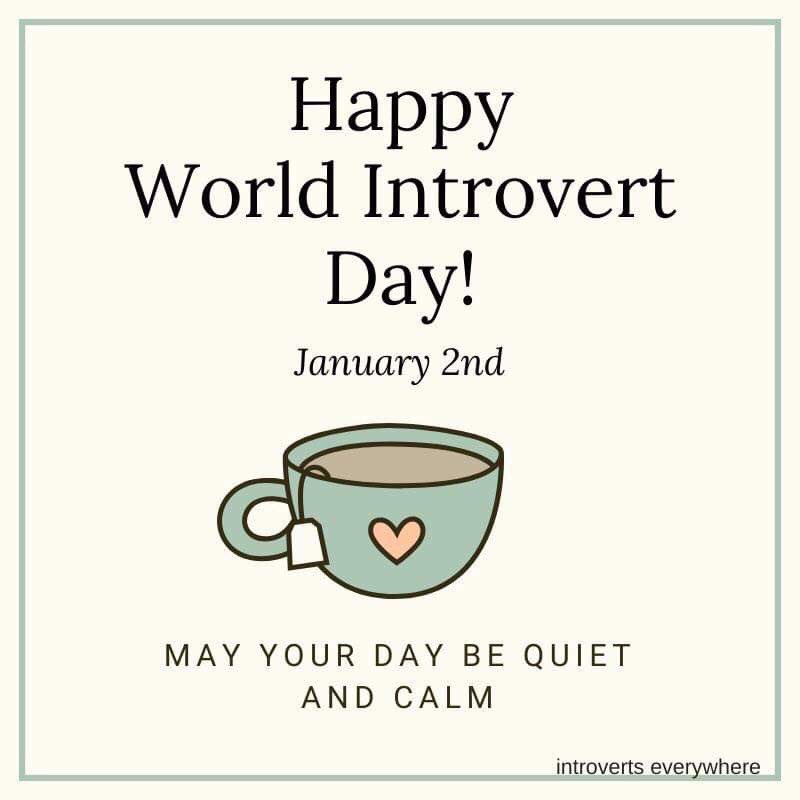 Dóra Antal, Dr. on Twitter: "World Introvert Day🙏📚🎼👟🌳✨☕️📧📝💙#worldintrovertday #introverts #ambiverts #extroverts #personaldevelopment #health #wellbeing #mindfulness #lifestyle #coaching https://t.co/zCWIjFwVXR" / Twitter