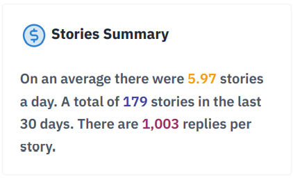 Stories Summary